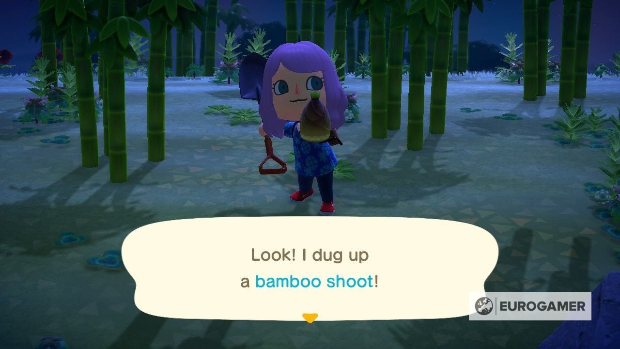 Animal Crossing Bamboo How to get Bamboo Pieces, Bamboo Shoots and
